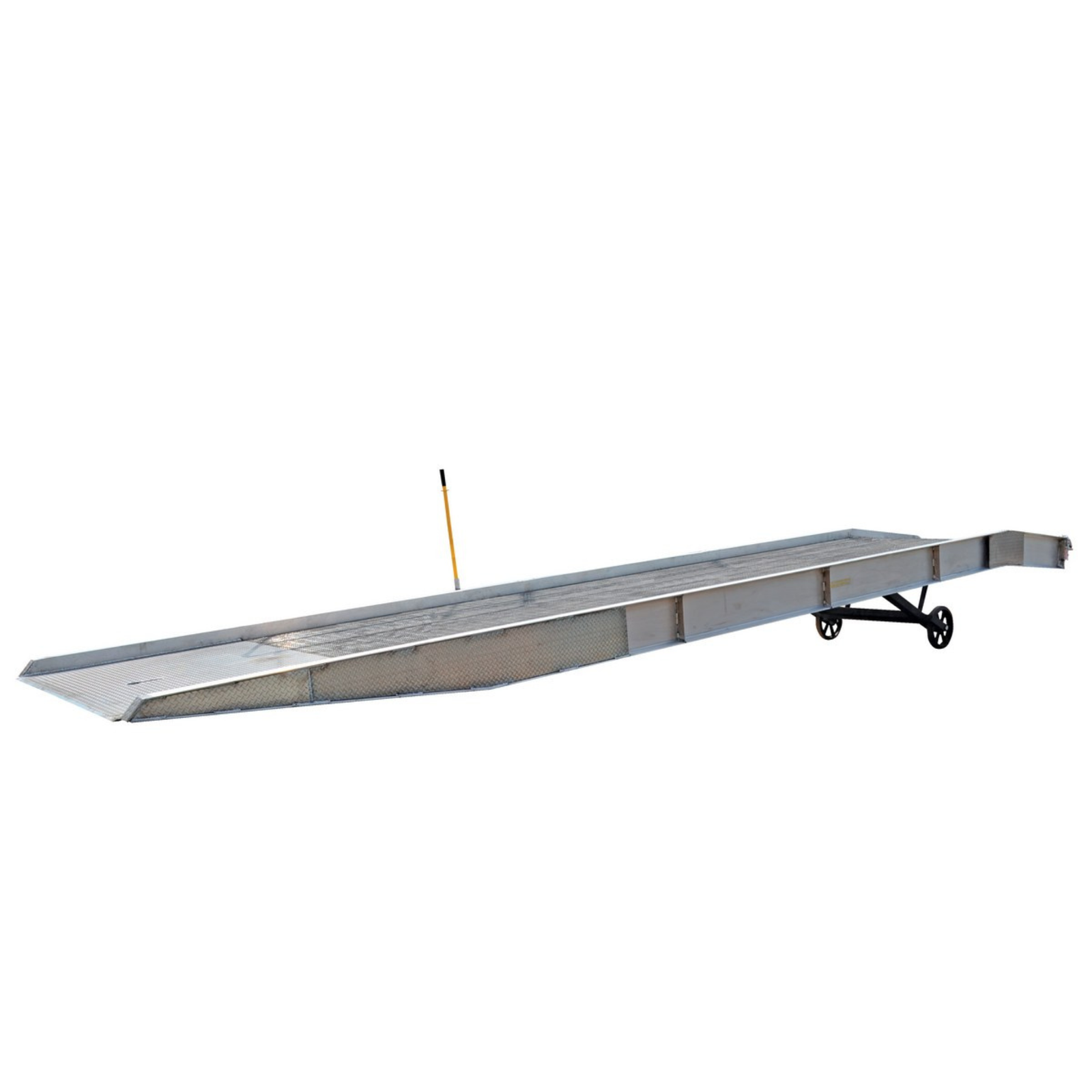 Vestil Aluminum Yard Ramp 432 In. x 74 In. 30000 Lb. Capacity Silver