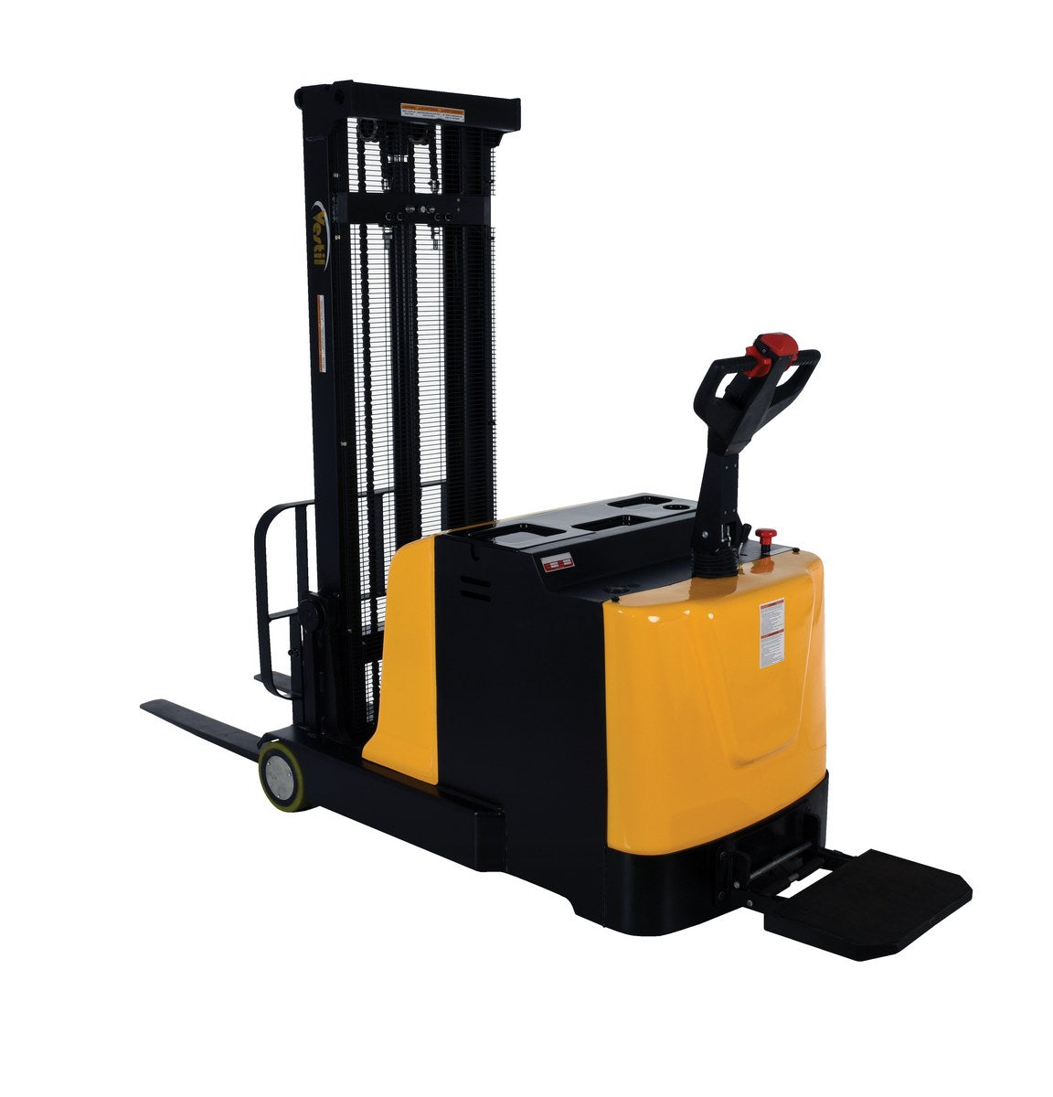 Vestil Steel Counter Balanced Powered Drive Lift 2 In. to 118 In. Raised Height 2,000 Lb. Capacity Black / Yellow