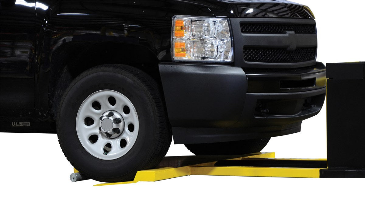 Vestil Steel Electric Car Mover 104-3/4 In. x 76-3/4 In. x 54-1/2 In. 7500 Lb. Capacity Yellow/Black