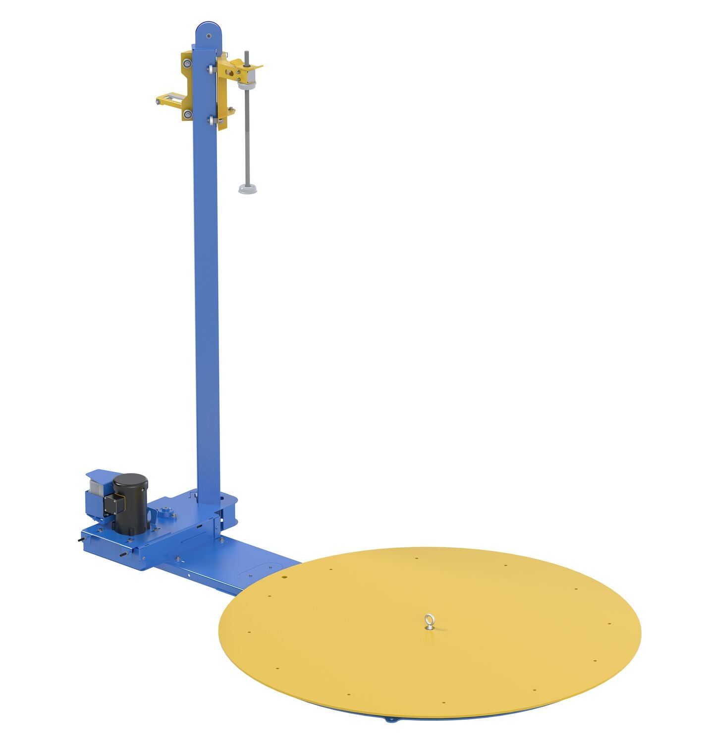 Vestil Semi-Automatic Stretch Wrapper 70 In. Turntable Diameter 4,000 Lb. Capacity Blue / Yellow