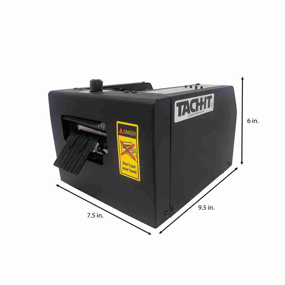 black heavy-duty tape dispenser