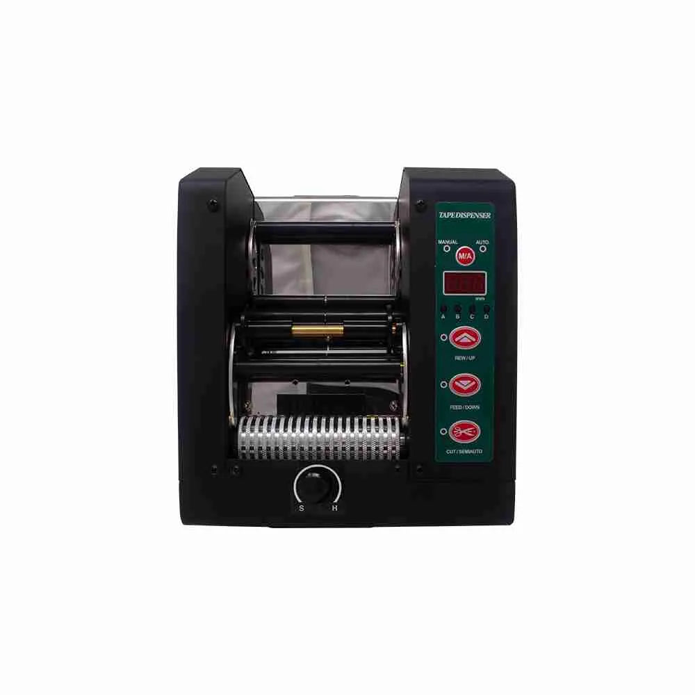 black heavy-duty tape dispenser
