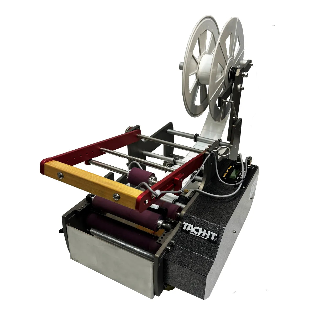 Tach-It Bottle Label Applicator - Front &amp; Back