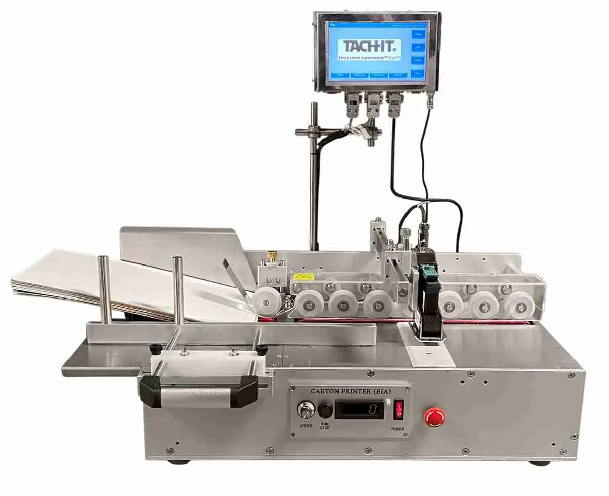 Tach-It Box and Pouch Printing Machine