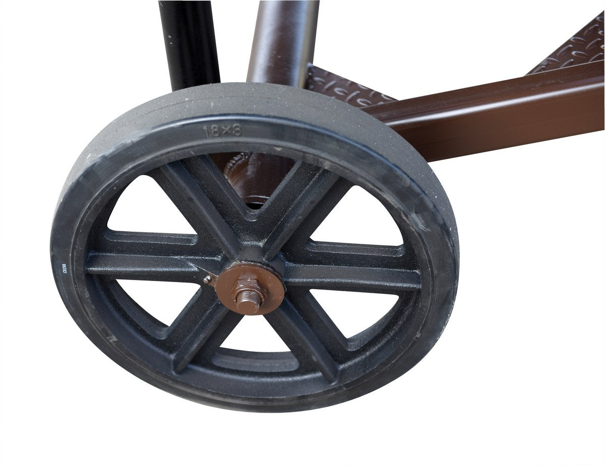 Vestil Aluminum/Steel Yard Ramp Grating 74 In. x 30 Ft. 16,000 Lb. Capacity Silver