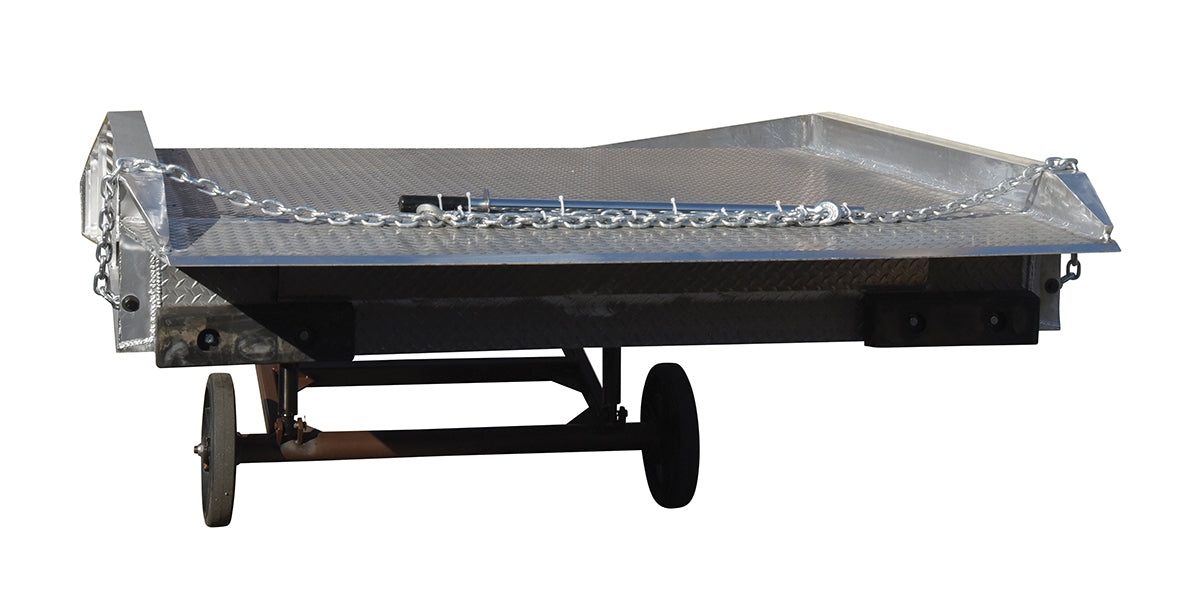 Vestil Aluminum/Steel Yard Ramp Grating 86 In. x 36 Ft. 20,000 Lb. Capacity Silver