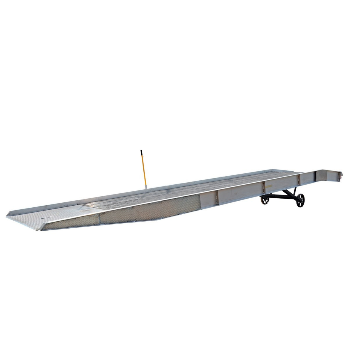 Vestil Aluminum Yard Ramp 432 In. x 86 In. 16000 Lb. Capacity Silver