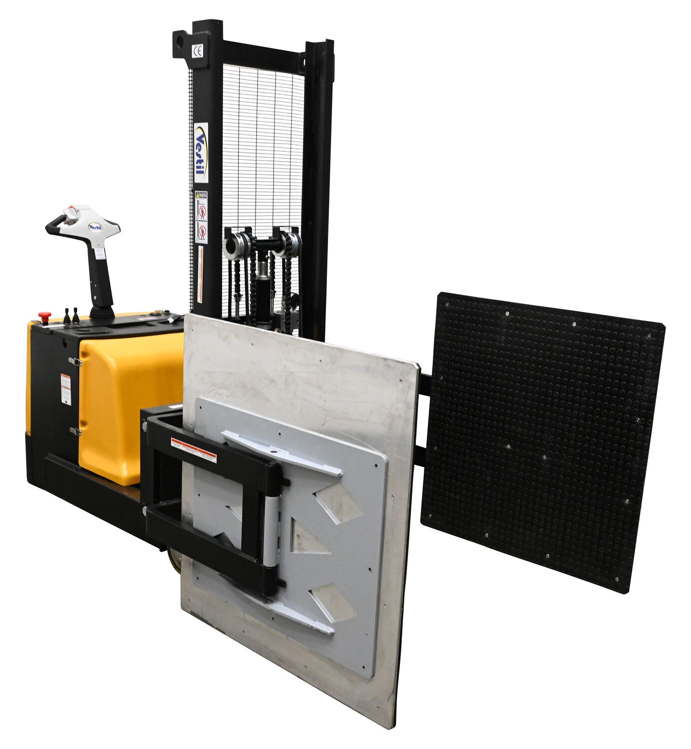 Vestil Counter Balanced Powered 27 In. - 51 In. Bale Clamp Lifter 800 Lb. Capacity Black/Yellow