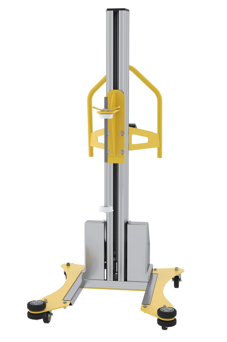 Vestil Quick Lift DC Powered Pallet Stretch Wrap Machine 72 In. Maximum Wrap Length Yellow
