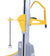 Vestil Quick Lift DC Powered Pallet Stretch Wrap Machine 88 In. Maximum Wrap Length Yellow