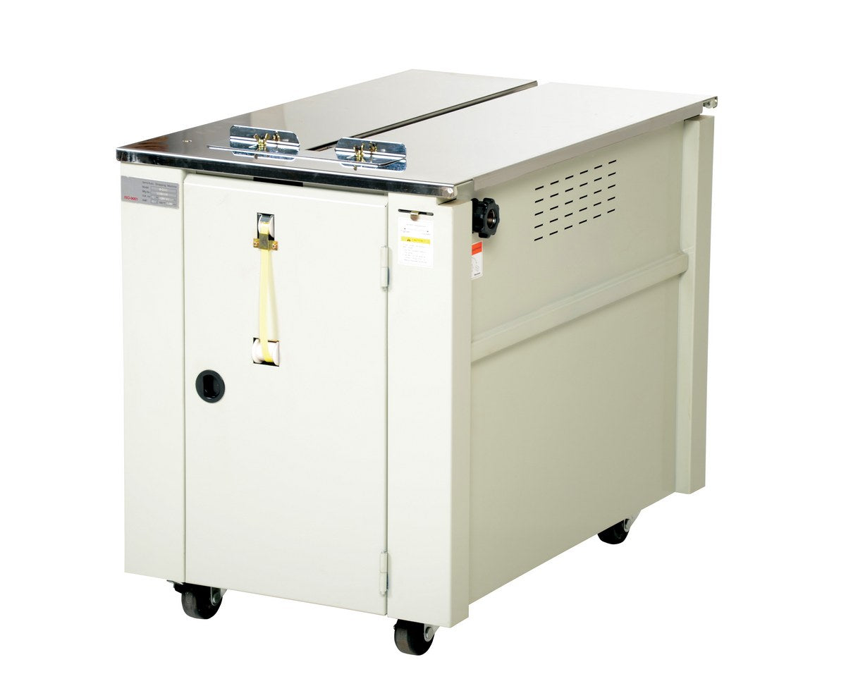 Vestil Semi-Automatic Strapping Machine 23 In. x 35-1/2 In. x 30 In. Cream