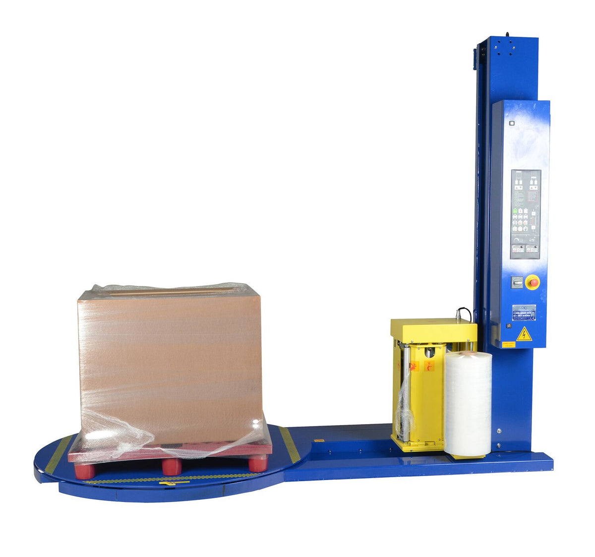 Vestil Auto Wrap Stretch Wrapper 60 In. Turntable Diameter 4,000 Lb. Capacity Blue