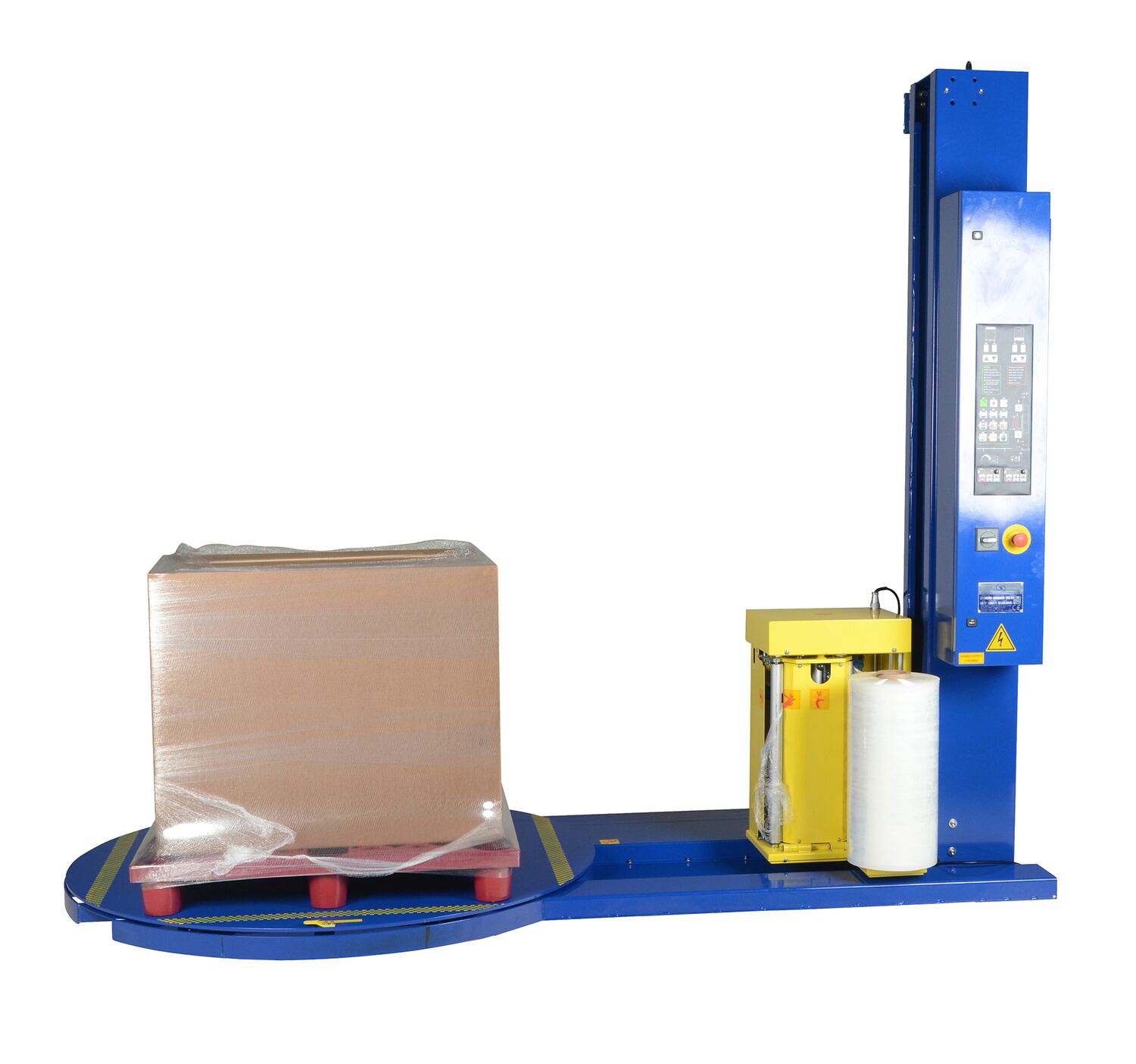 Vestil Auto Wrap Stretch Wrapper 60 In. Turntable Diameter 4,000 Lb. Capacity Blue