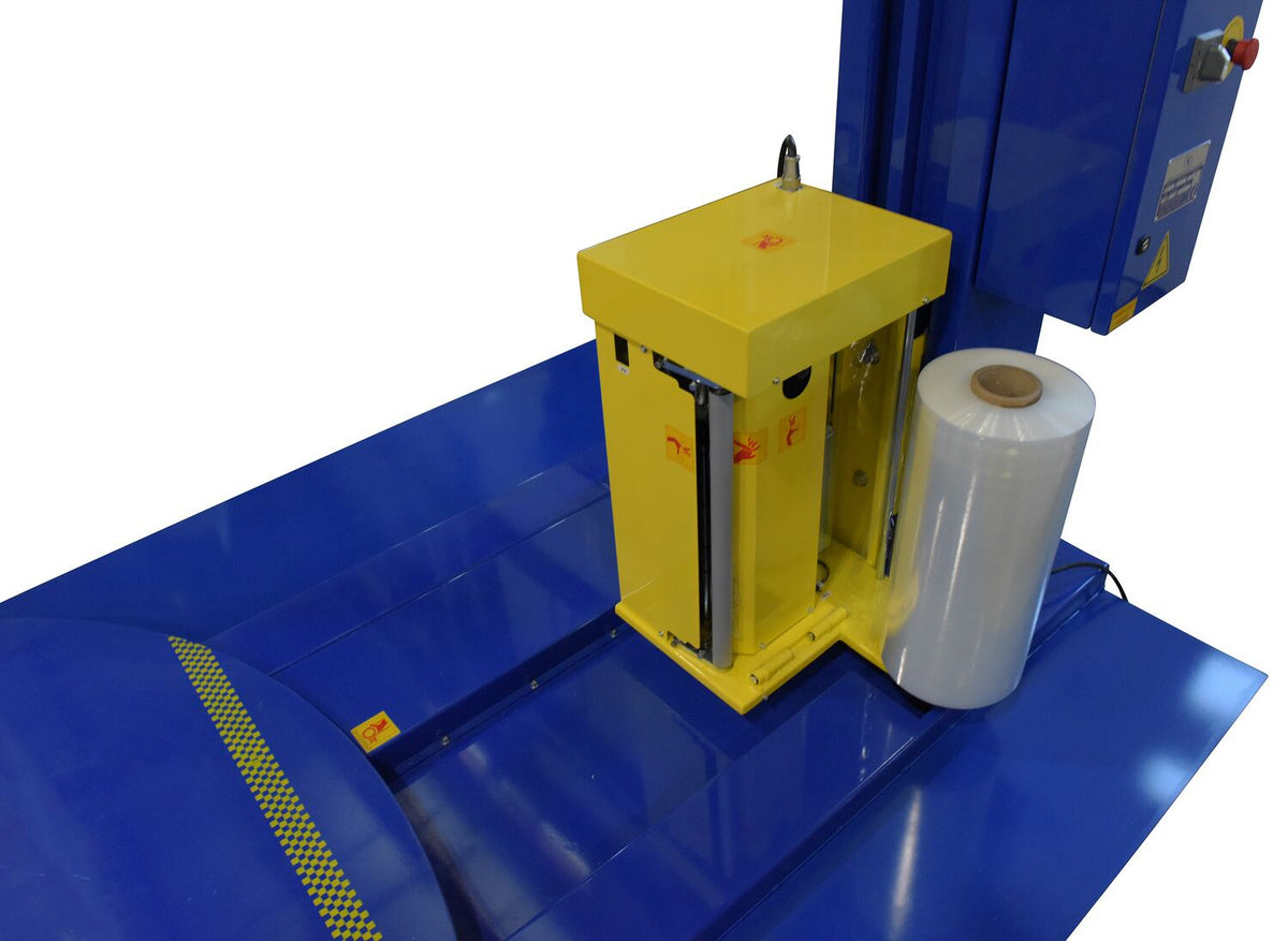 Vestil Auto Wrap Stretch Wrapper 78-3/4 In. Turntable Diameter 4,000 Lb. Capacity Blue
