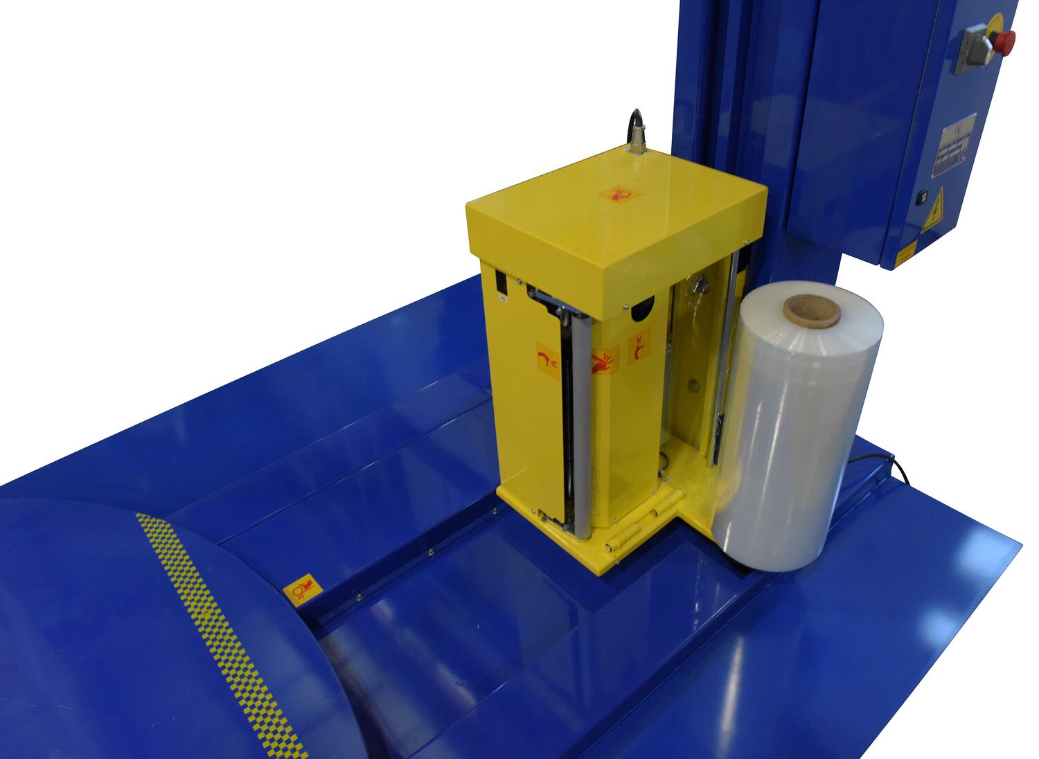 Vestil Auto Wrap Stretch Wrapper 78-3/4 In. Turntable Diameter 4,000 Lb. Capacity Blue