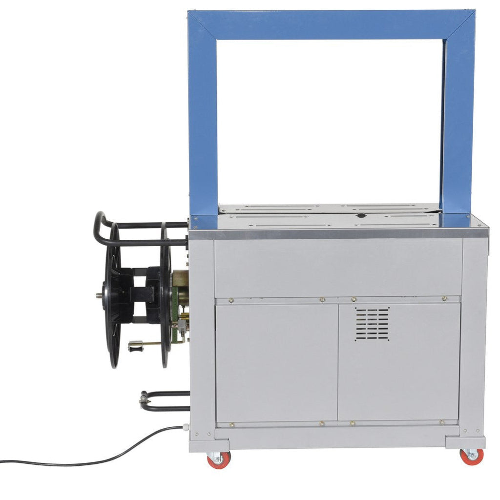 Vestil Steel Automatic High Speed Strapping Machine 23-1/8 In. x 48-3/8 In. x 58 In. Gray