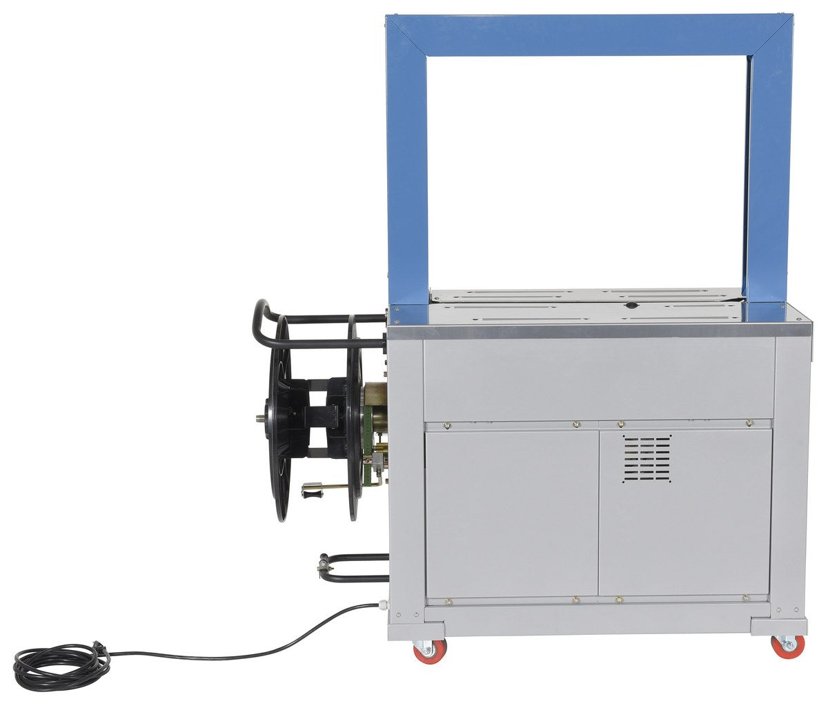Vestil Automatic High Speed Strapping Machine 23-1/8 In. x 48-3/8 In. x 58 In. Gray