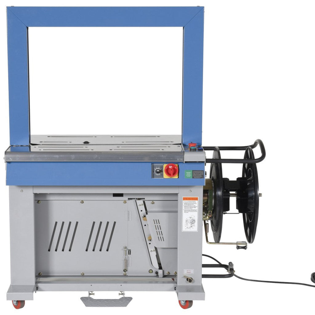 Vestil Steel Automatic High Speed Strapping Machine 23-1/8 In. x 48-3/8 In. x 58 In. Gray