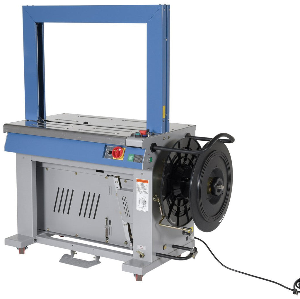 Vestil Steel Automatic High Speed Strapping Machine 23-1/8 In. x 48-3/8 In. x 58 In. Gray