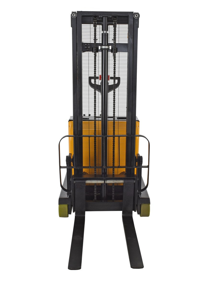 Vestil Steel Counter Balanced Powered Drive Lift 2 In. to 118 In. Raised Height 2,000 Lb. Capacity Black / Yellow