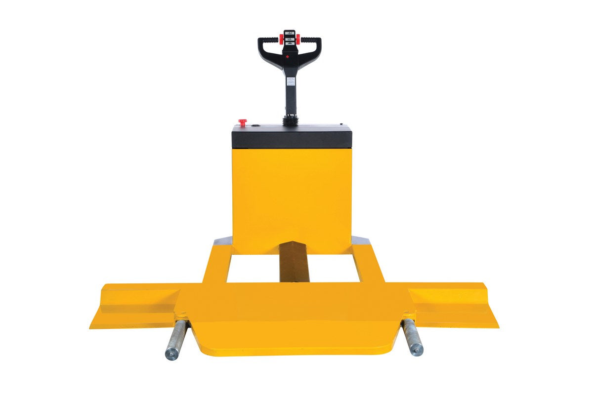 Vestil Steel Electric Car Mover 104-3/4 In. x 76-3/4 In. x 54-1/2 In. 7500 Lb. Capacity Yellow/Black