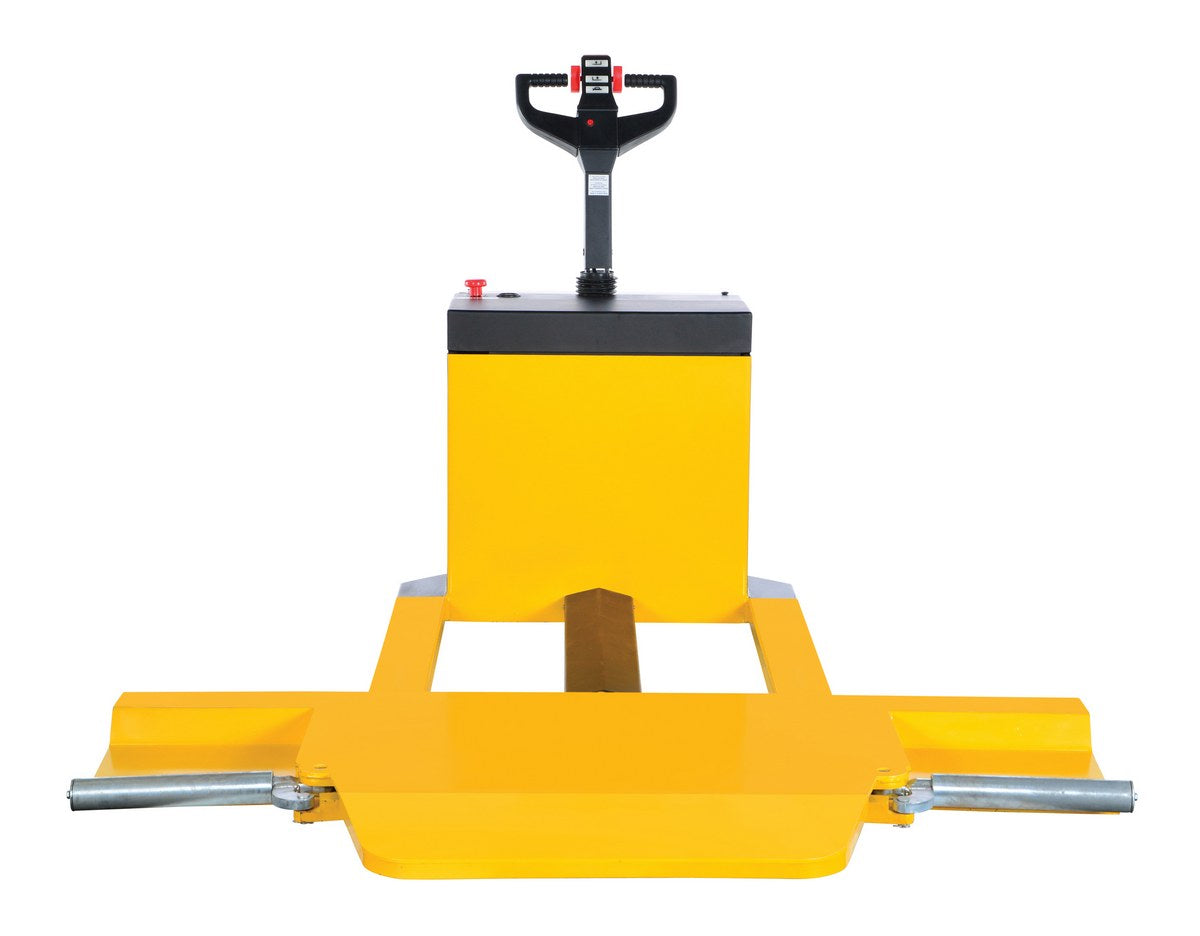Vestil Steel Electric Car Mover 104-3/4 In. x 76-3/4 In. x 54-1/2 In. 7500 Lb. Capacity Yellow/Black