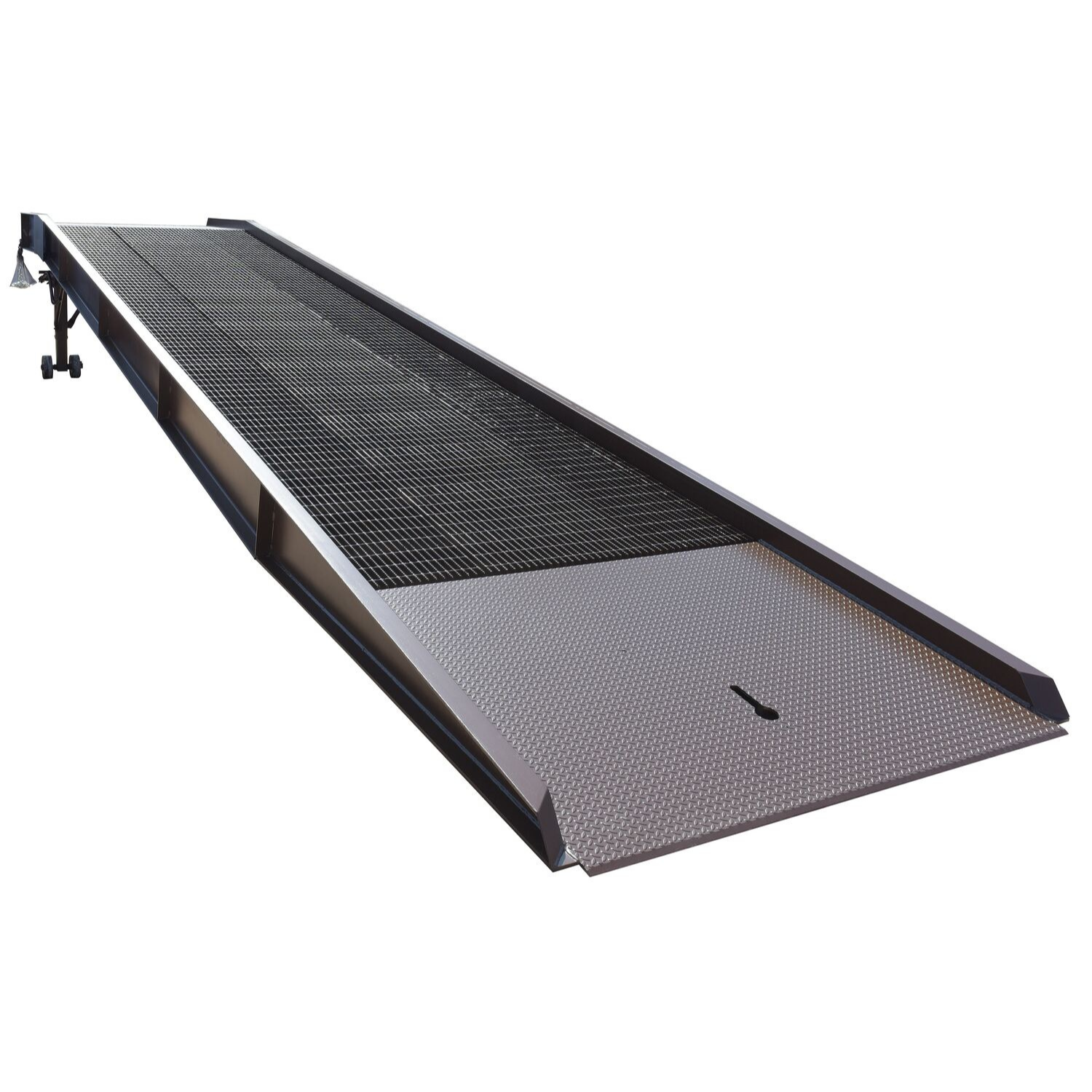 Vestil Steel Overlap Yard Ramp 84 In. x 36 Ft. 16,000 lb. Capacity Earth Tone Brown