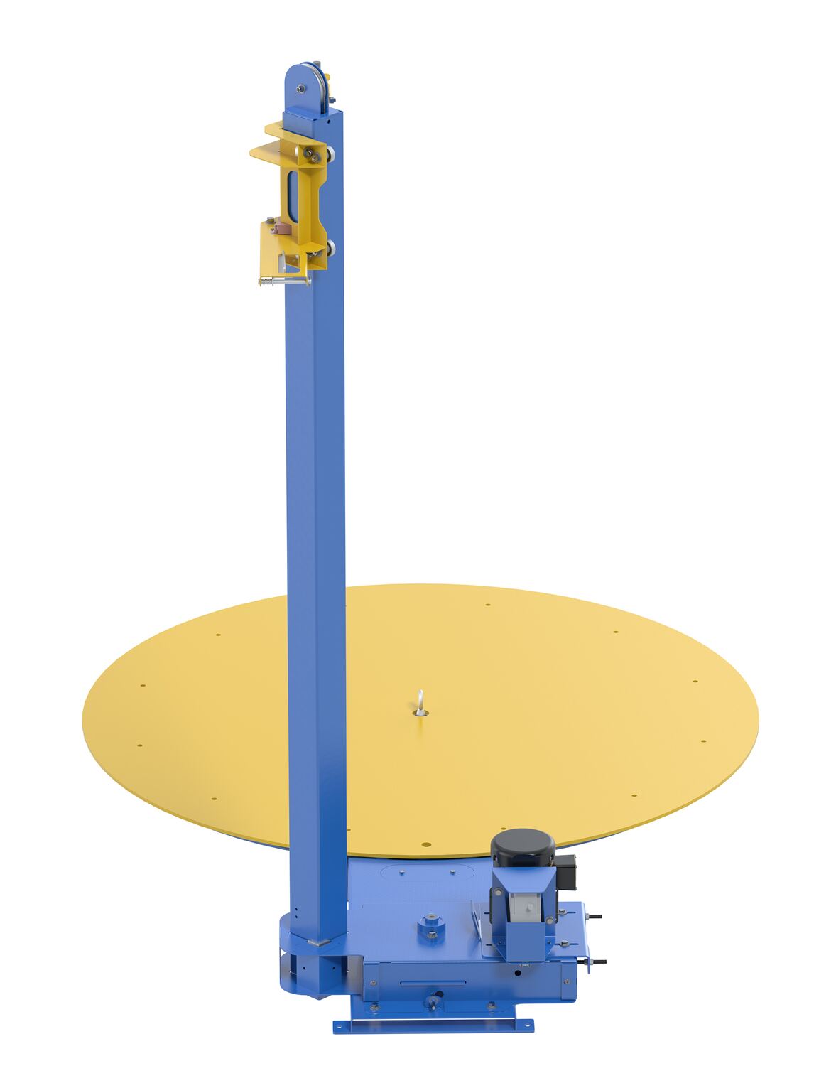 Vestil Semi-Automatic Stretch Wrapper 70 In. Turntable Diameter 4,000 Lb. Capacity Blue / Yellow