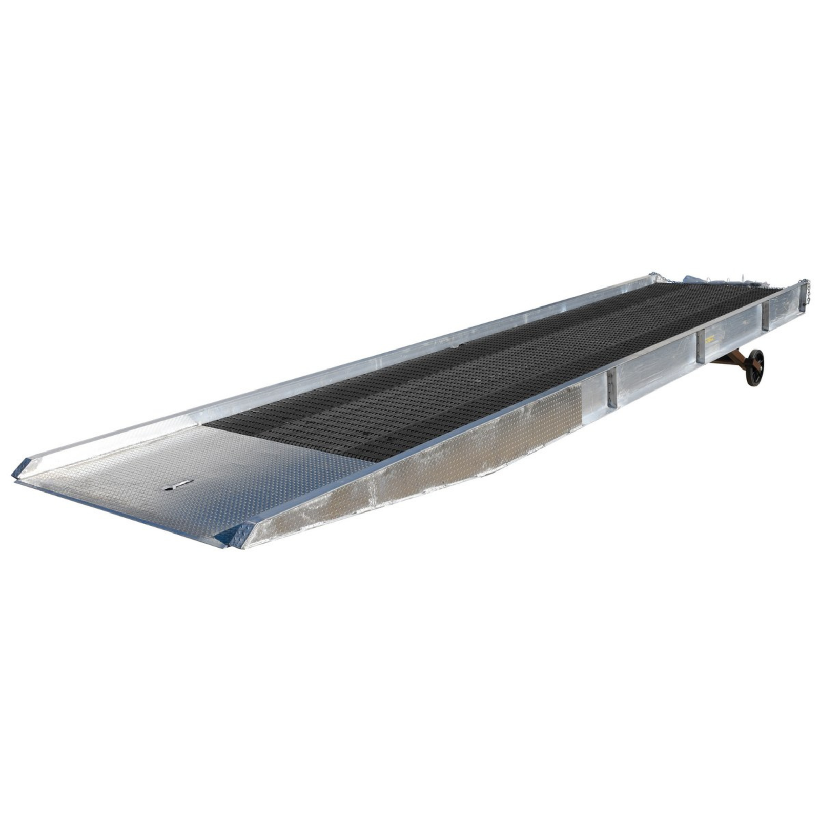 Vestil Aluminum/Steel Yard Ramp Grating 74 In. x 30 Ft. 25,000 Lb. Capacity Silver